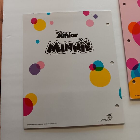 Disney Mickey Minnie Mouse Clubhouse Folder Coloring Book Set Crayons Kids Girl - Picture 3 of 12